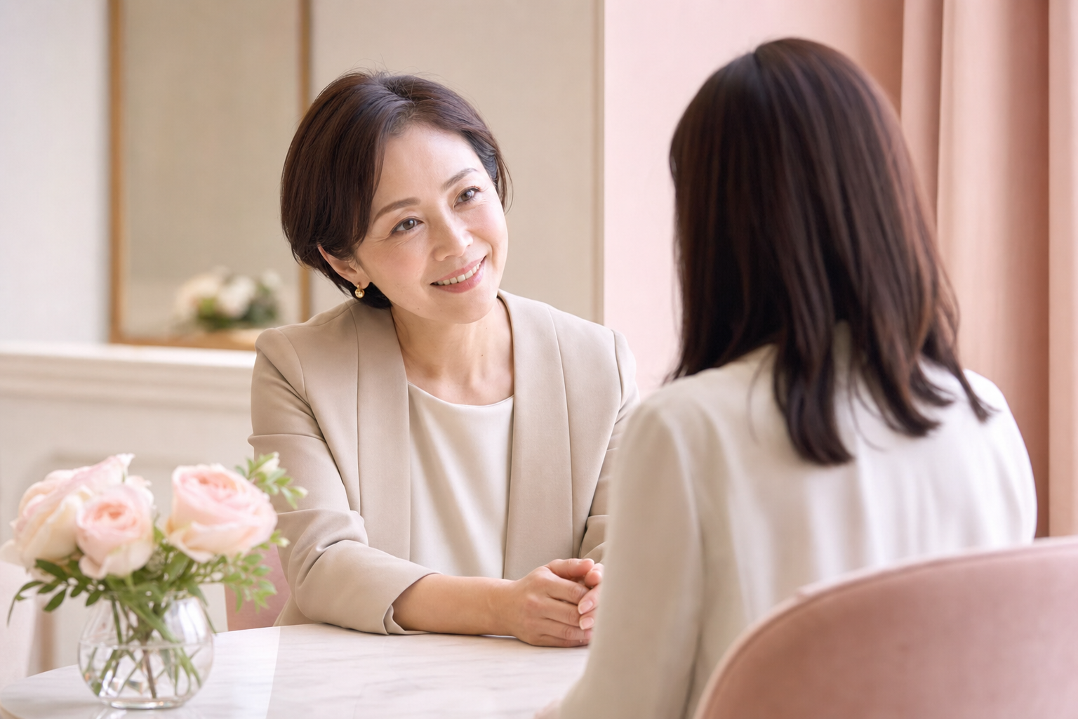否定せず聞く姿勢のイメージ