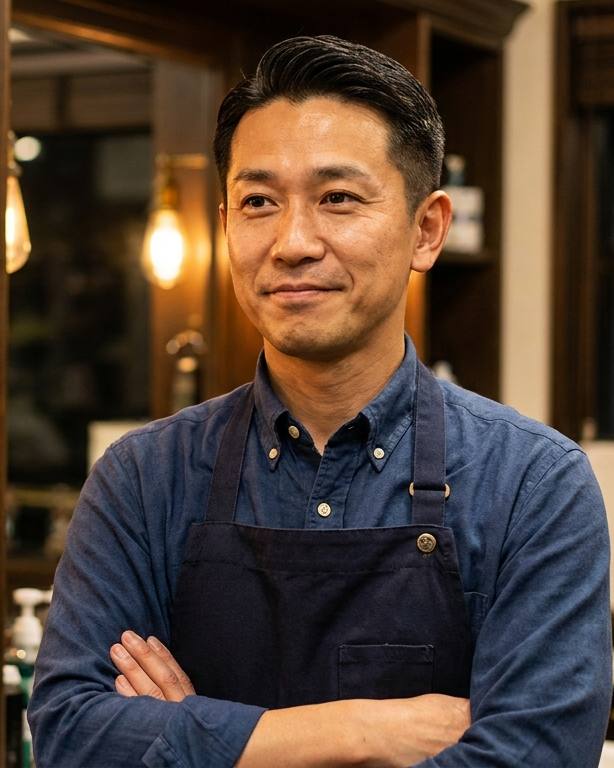BARBER 刈火 店主・檜山慎