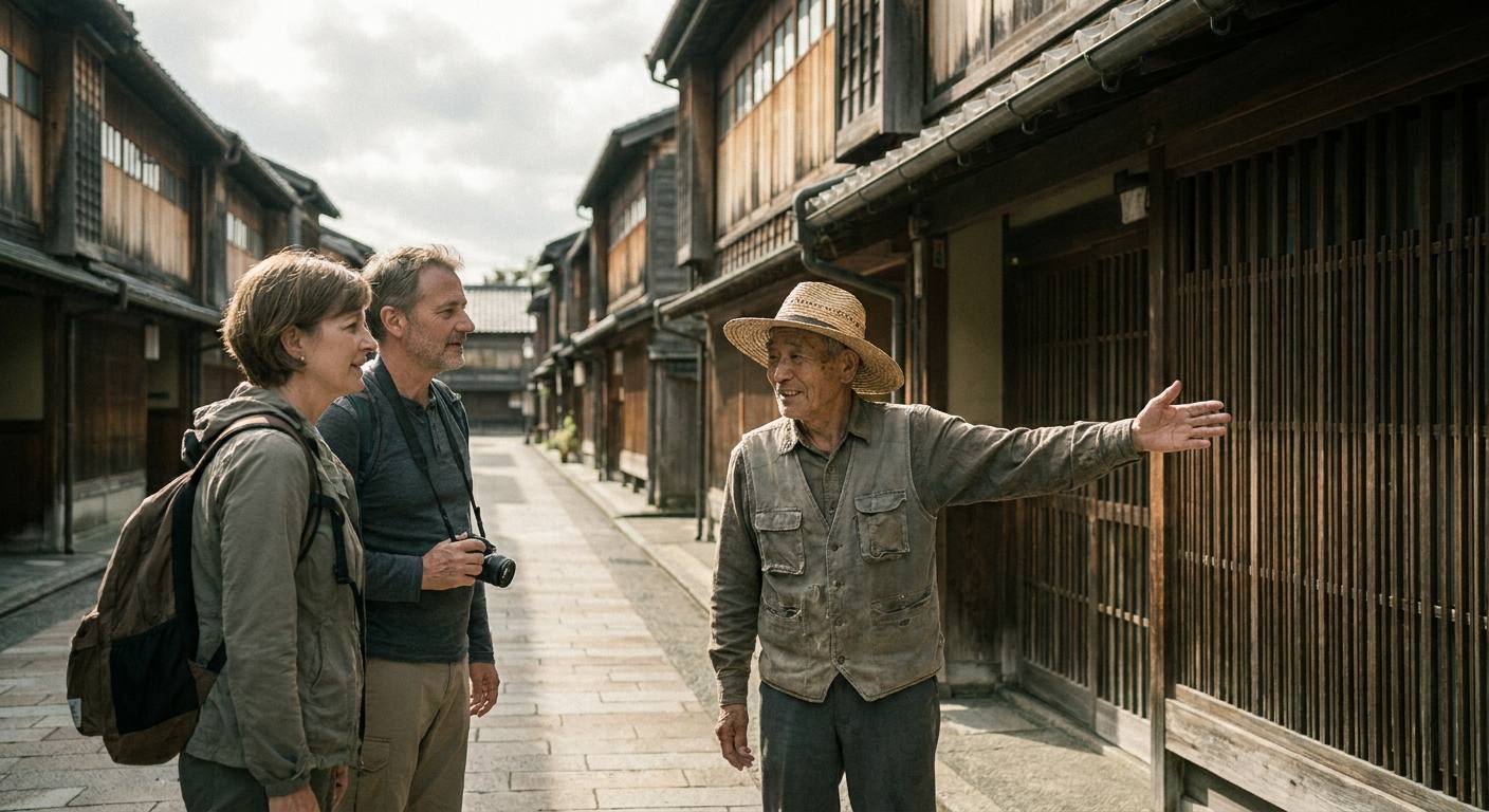まちあるきガイドと旅の方